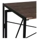 Стол на металлокаркасе BRABIX LOFT CD-002, 1000х500х750 мм, складной, цвет морёный дуб, 641212. Фото товара с разных ракурсов.