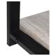 Стол на металлокаркасе BRABIX LOFT CD-006, 1200х500х730 мм, 2 полки, цвет дуб антик, 641225. Фото товара с разных ракурсов.